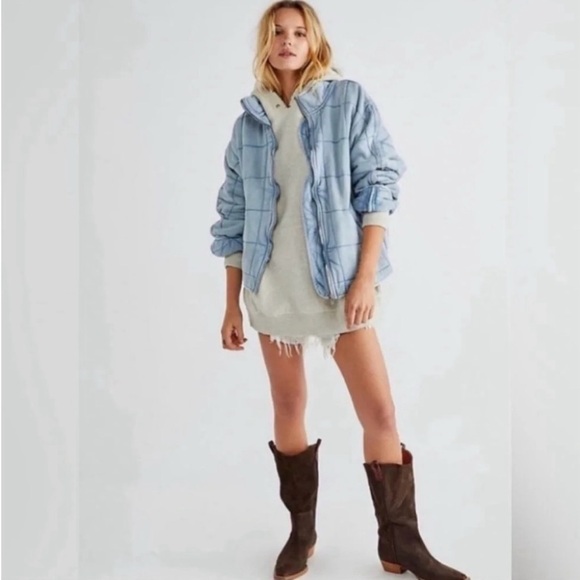 Free People dolman quilted jacket - Picture 2 of 3